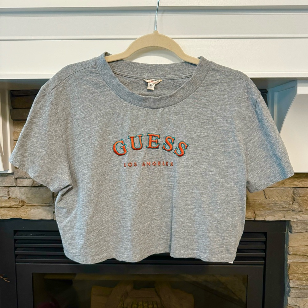 Guess Originals 1981 cropped t-shirt top. Size Medium .
